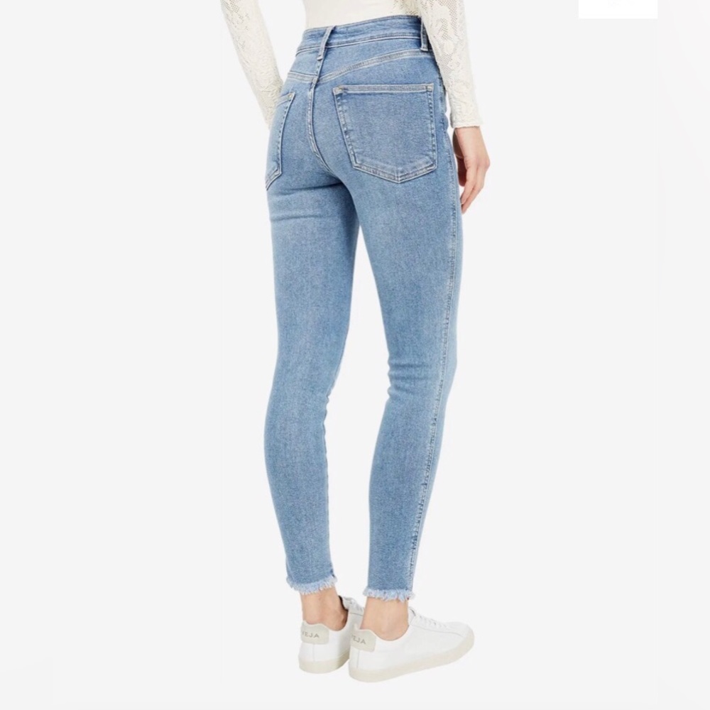 Free People We the Free Raw Hem High Rise Jegging Sz 28